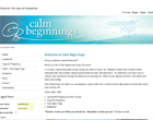 Calmbeginnings website